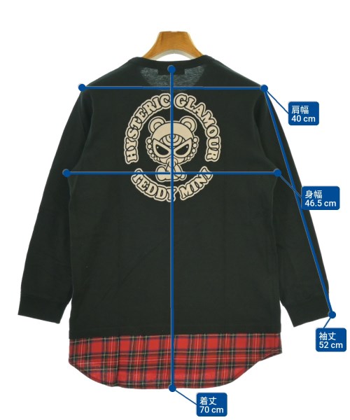 HYSTERIC MINI（ヒステリックミニ）Tシャツ・カットソー 黒 サイズ:140(11T-12T) キッズ/2200639618029