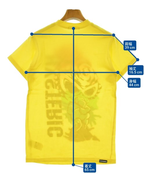 HYSTERIC MINI（ヒステリックミニ）Tシャツ・カットソー 黄 サイズ:130(9T-10T) キッズ/2200639618081