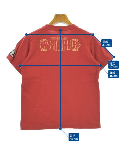 HYSTERIC MINI（ヒステリックミニ）Tシャツ・カットソー 赤 サイズ:140(11T-12T) キッズ/2200633875046