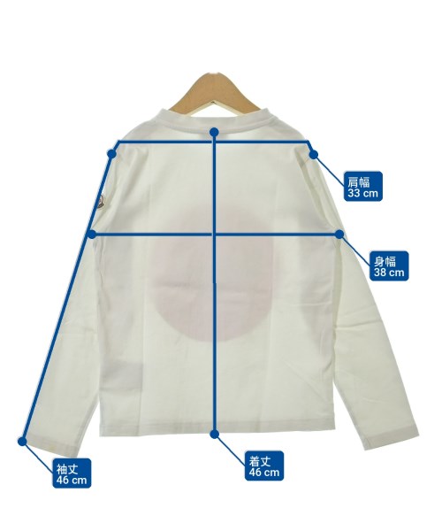 MONCLER（モンクレール）Tシャツ・カットソー 白 サイズ:130(9T-10T) キッズ/2200707813158