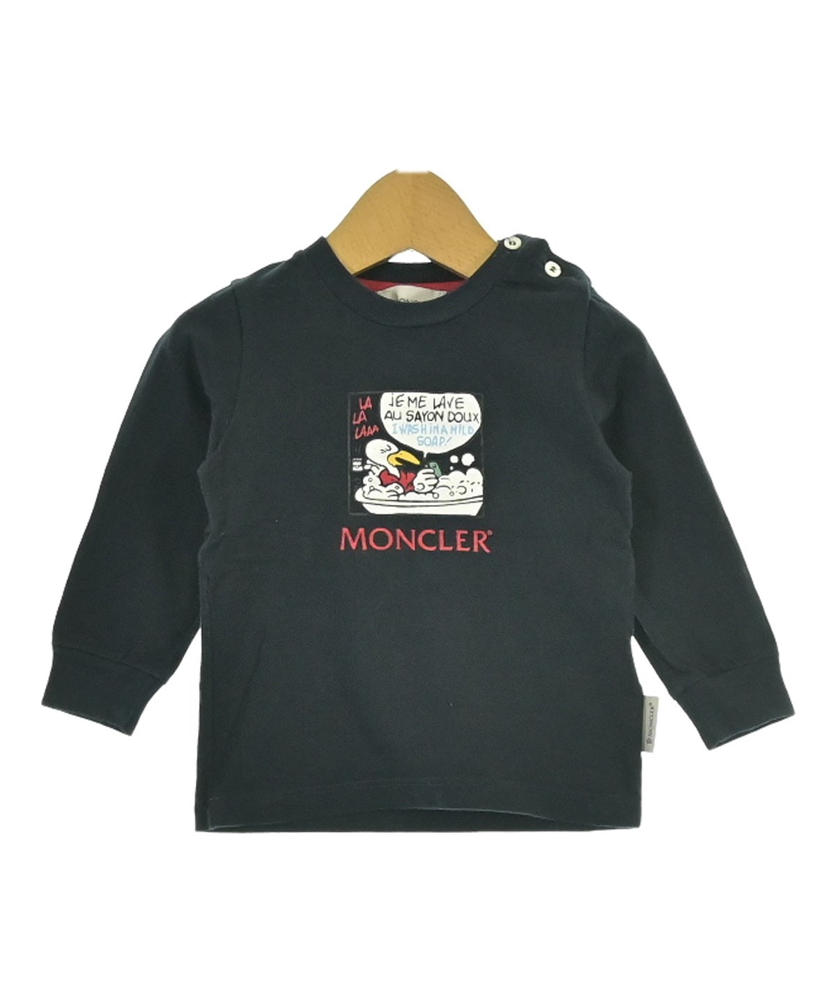 MONCLER（モンクレール）Tシャツ・カットソー 黒 サイズ:80(12M