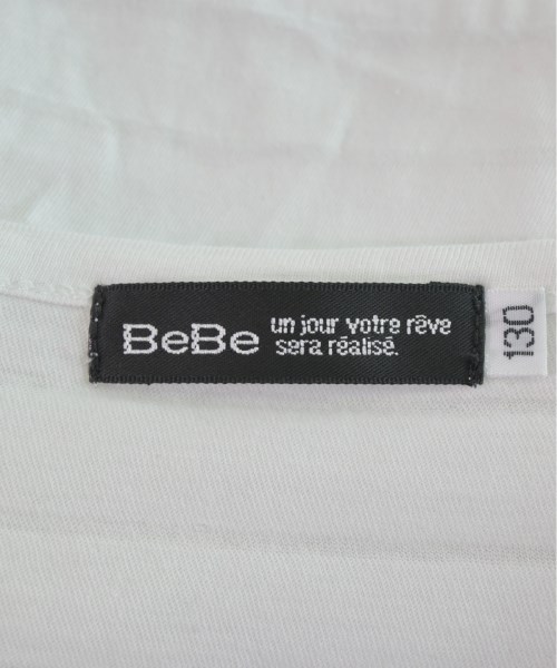 BeBe（ベベ）Tシャツ・カットソー 白 サイズ:130 キッズ/2200420638120
