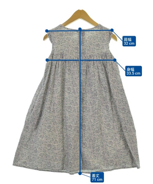 BeBe（ベベ）ワンピース（その他） 白 サイズ:130(9T-10T) キッズ/2200640385033