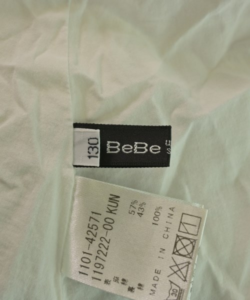 BeBe（ベベ）ワンピース（その他） 白 サイズ:130(9T-10T) キッズ/2200643288140