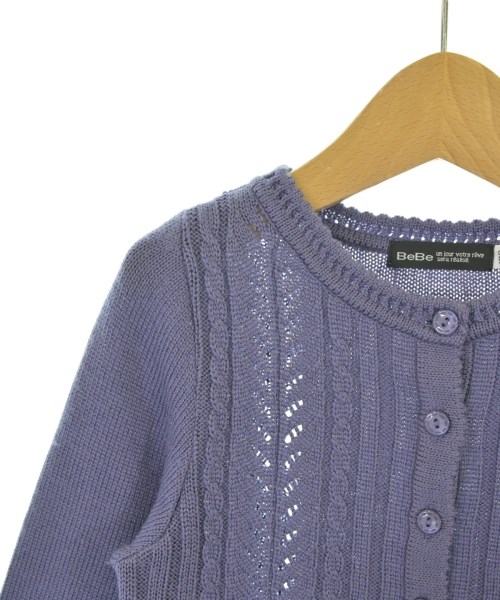 BeBe（ベベ）ニット 紫 サイズ:100(3T-4T) キッズ/2200671624026