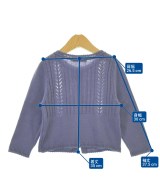 BeBe（ベベ）ニット 紫 サイズ:100(3T-4T) キッズ/2200671624026