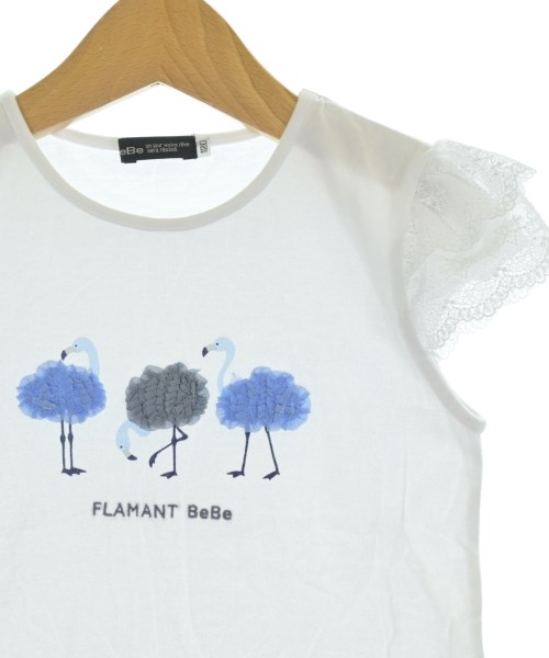 BeBe（ベベ）Tシャツ・カットソー 白 サイズ:120(7T-8T) キッズ/2200697151049