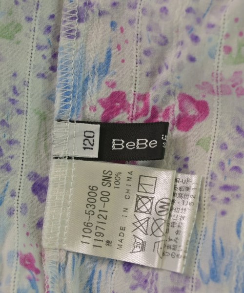 BeBe（ベベ）シャツ 白 サイズ:120(7T-8T) キッズ/2200646525044