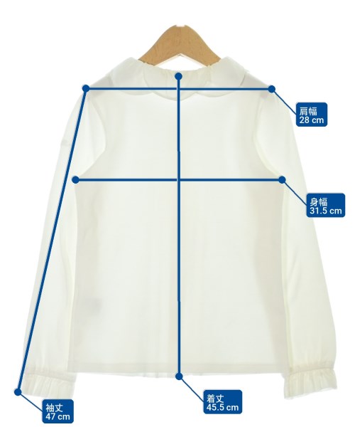 BeBe（ベベ）Tシャツ・カットソー 白 サイズ:130(9T-10T) キッズ/2200700285051