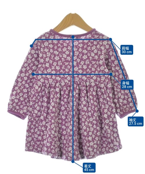 BeBe（ベベ）ワンピース（その他） 紫 サイズ:90(24M) キッズ/2200656473052