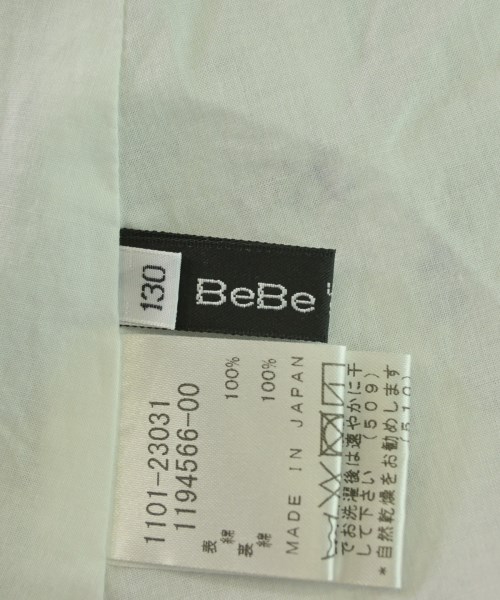 BeBe（ベベ）ワンピース（その他） 白 サイズ:130(9T-10T) キッズ/2200663203130