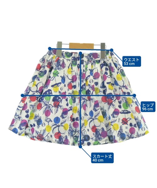 BeBe（ベベ）スカート（その他） 紺 サイズ:130(9T-10T) キッズ/2200663203314