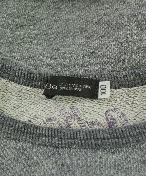 BeBe（ベベ）スウェット グレー サイズ:100(3T-4T) キッズ/2200681910089