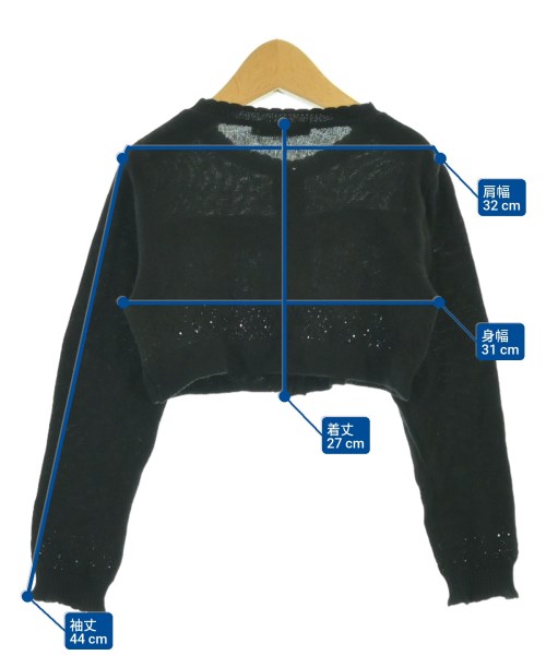 BeBe（ベベ）ニット 黒 サイズ:120(7T-8T) キッズ/2200685951019