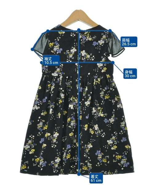 BeBe（ベベ）ワンピース（その他） 黒 サイズ:120(7T-8T) キッズ/2200685951026