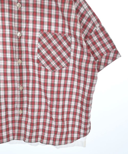 COMME CA DE MODE FILLE（コムサデモードフィユ）シャツ 赤 サイズ:120(7T-8T) キッズ/2200616693100