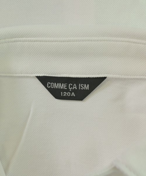COMME CA ISM（コムサイズム）シャツ 白 サイズ:120(7T-8T) キッズ/2200662597216