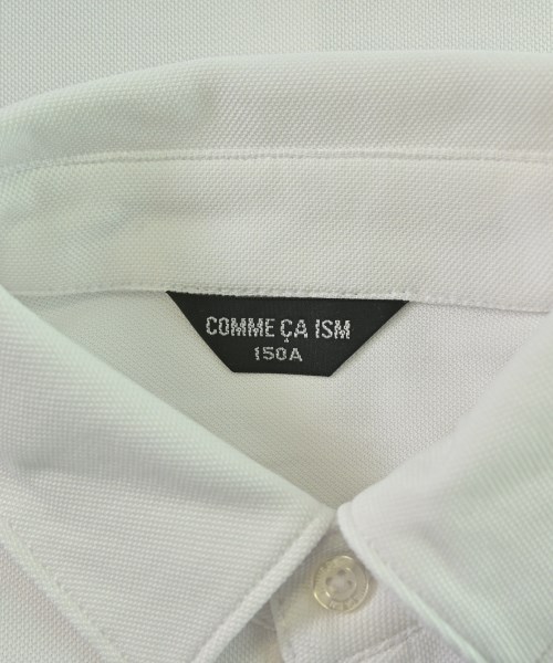 COMME CA ISM（コムサイズム）シャツ 白 サイズ:150(13T-14T) キッズ/2200662597223