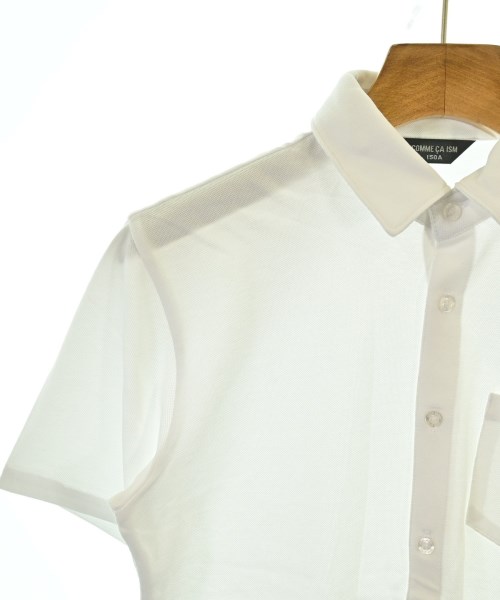 COMME CA ISM（コムサイズム）シャツ 白 サイズ:150(13T-14T) キッズ/2200662597223