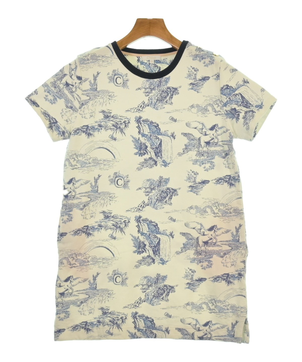 Chloe ワンピース　18m Chloé Kids フローラル ワンピース | ブルー | FARFETCH JP
