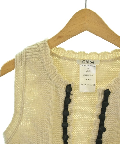 Chloe（クロエ）ニット ベージュ サイズ:102(3T-4T) キッズ/2200645804010