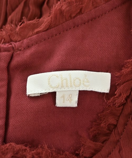 Chloe（クロエ）ワンピース（その他） 赤 サイズ:150(13T-14T) キッズ/2200720315332
