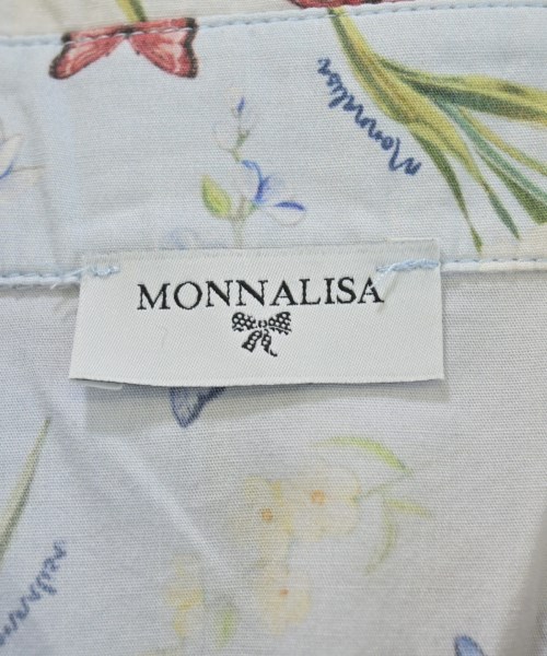 MONNALISA（モナリザ）ワンピース（その他） 青 サイズ:11(100cm位) キッズ/2200636132078