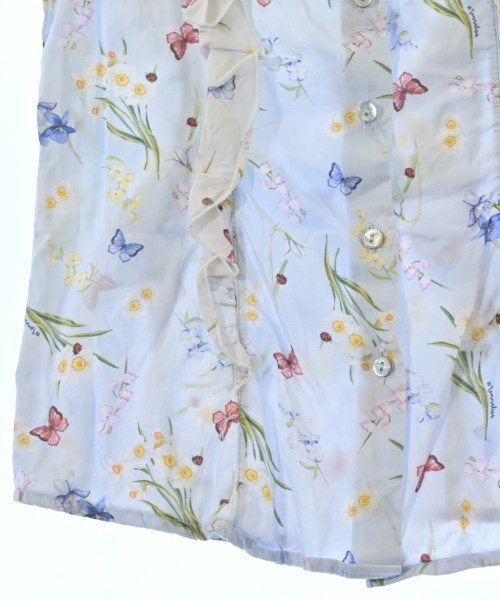 MONNALISA（モナリザ）ワンピース（その他） 青 サイズ:11(100cm位) キッズ/2200636132078