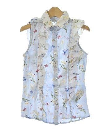 モナリザ　ワンピース　新品 MONNALISA（モナリザ）ワンピース（その他） 青 サイズ:11(100cm位