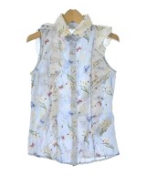 MONNALISA（モナリザ）ワンピース（その他） 青 サイズ:11(100cm位) キッズ/2200636132078