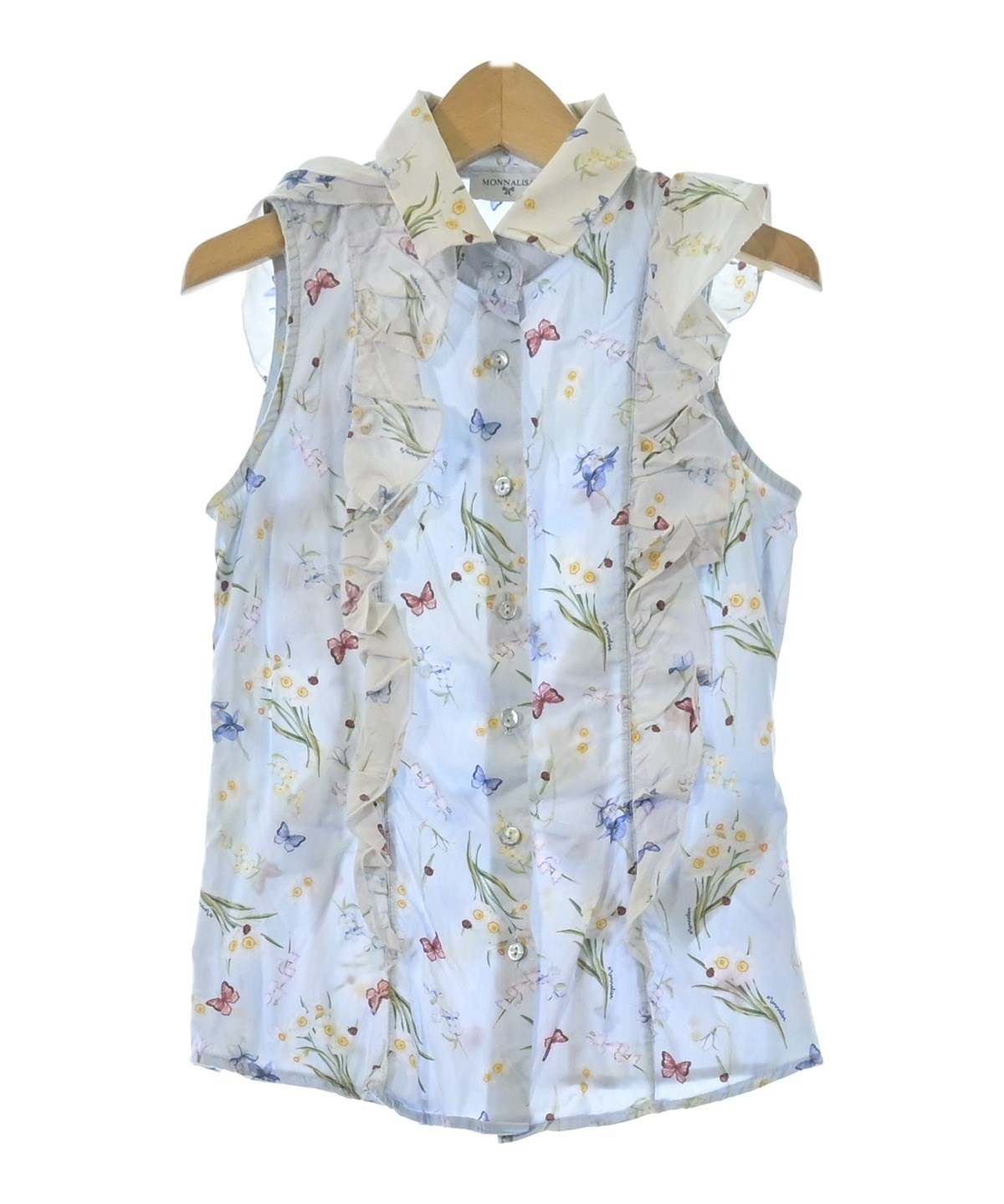 MONNALISA（モナリザ）ワンピース（その他） 青 サイズ:11(100cm位