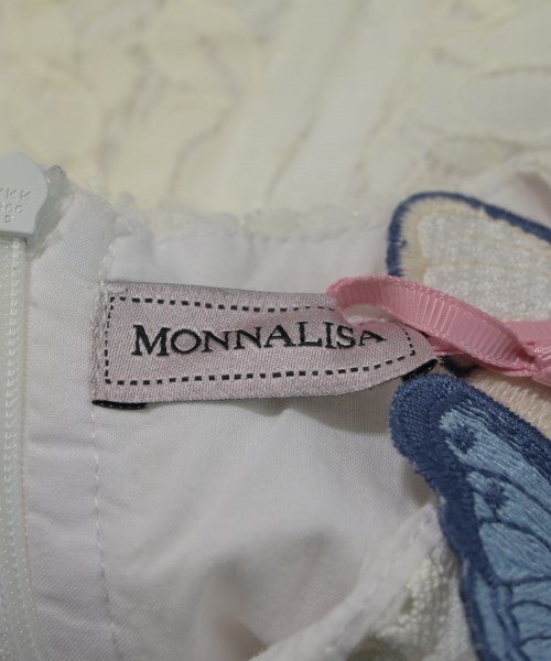 MONNALISA（モナリザ）ワンピース（その他） 白 サイズ:100(3T-4T) キッズ/2200608172033
