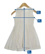 MONNALISA（モナリザ）ワンピース（その他） 白 サイズ:100(3T-4T) キッズ/2200608172033