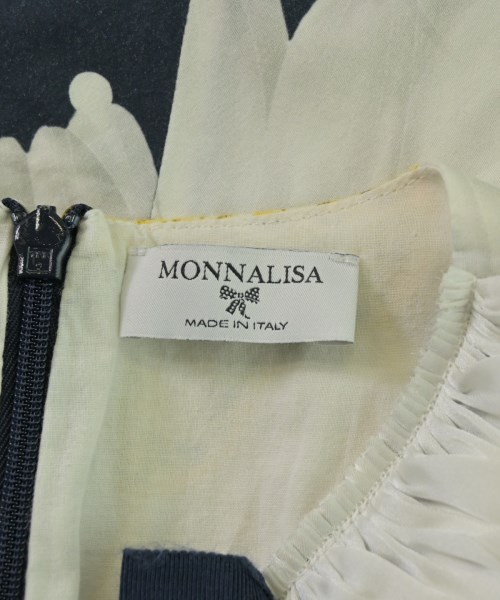 MONNALISA（モナリザ）ワンピース（その他） 紺 サイズ:6(110cm位) キッズ/2200686778134