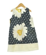 MONNALISA（モナリザ）ワンピース（その他） 紺 サイズ:6(110cm位) キッズ/2200686778134