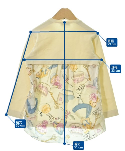 MONNALISA（モナリザ）Tシャツ・カットソー 白 サイズ:6(110cm位) キッズ/2200686778226