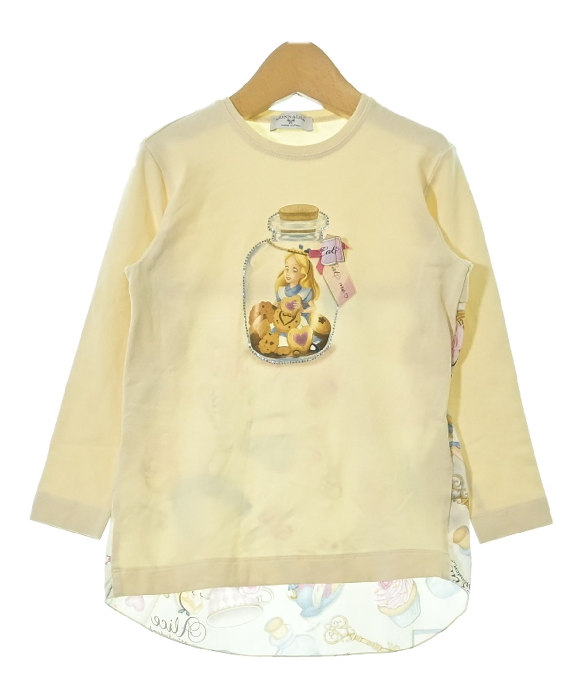MONNALISA（モナリザ）Tシャツ・カットソー 白 サイズ:6(110cm位