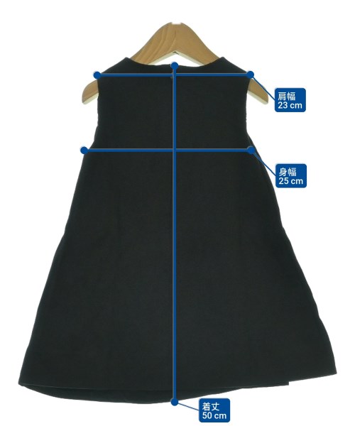 simonetta mini（シモネッタ　ミニ）ワンピース（その他） 黒 サイズ:107(5T-6T) キッズ/2200674346161