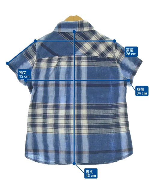 FITH（フィス）シャツ 青 サイズ:110(5T-6T) キッズ/2200668542081