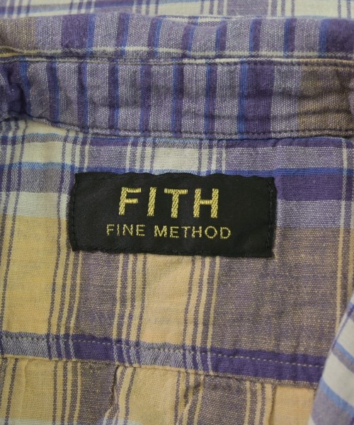 FITH（フィス）シャツ 紫 サイズ:110(5T-6T) キッズ/2200668542098