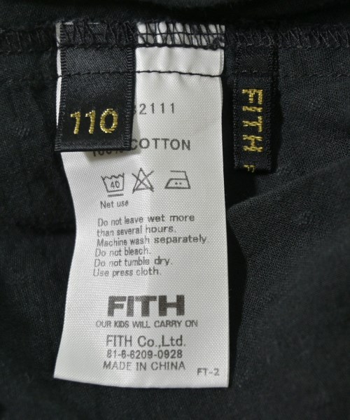 FITH（フィス）シャツ 黒 サイズ:110(5T-6T) キッズ/2200708881224