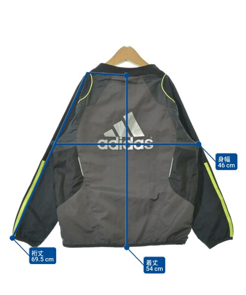 adidas（アディダス）シャツ グレー サイズ:140(11T-12T) キッズ/2200713124040