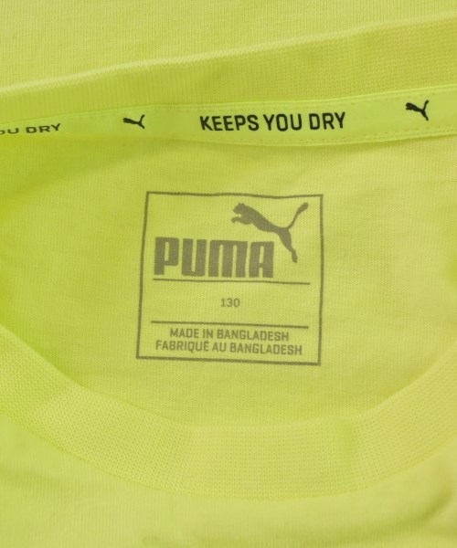 PUMA（プーマ）Tシャツ・カットソー 黄 サイズ:130(9T-10T) キッズ/2200667271043