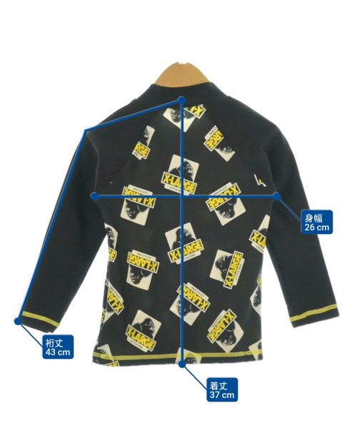 X-LARGE KIDS（エックスラージ　キッズ）スウェット 黒 サイズ:M(60cm位) キッズ/2200618835089