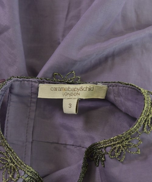 caramel baby&child（キャラメルベイビーアンドチャイルト）シャツ 紫 サイズ:60(3M) キッズ/2200641103100