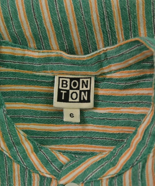 BONTON（ボントン）シャツ 緑 サイズ:110(5T-6T) キッズ/2200621381160