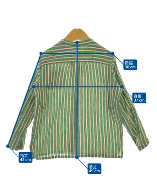 BONTON（ボントン）シャツ 緑 サイズ:110(5T-6T) キッズ/2200621381160