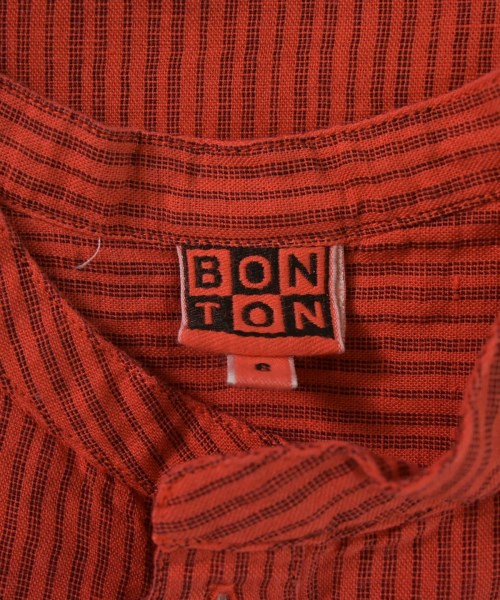 BONTON（ボントン）シャツ 赤 サイズ:70(6M) キッズ/2200621381191
