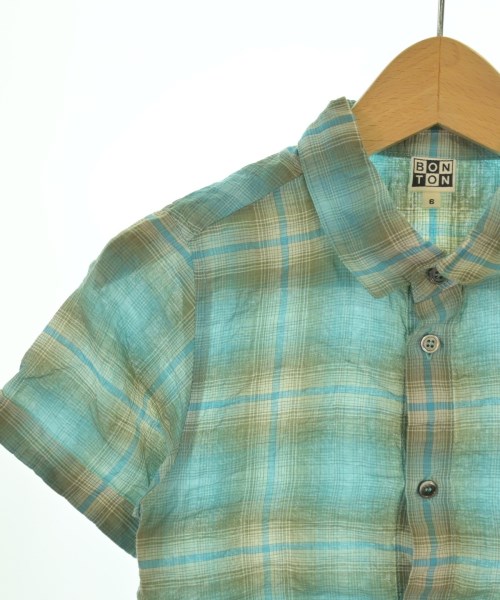 BONTON（ボントン）シャツ 青 サイズ:110(5T-6T) キッズ/2200605995062