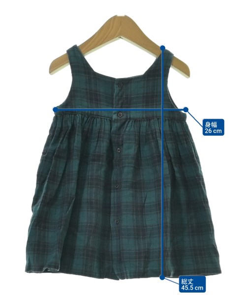 BONTON（ボントン）ワンピース（その他） 緑 サイズ:-(~60cm) キッズ/2200668163026